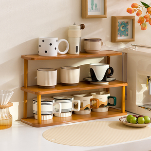 杯架置物架桌上杯子收纳架子餐桌台面桌面茶杯咖啡杯水杯收纳展示
