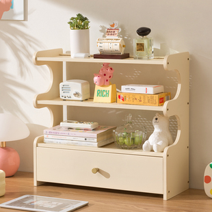 办公桌面置物架桌上书架立式多层书桌写字台收纳架工位整理架子