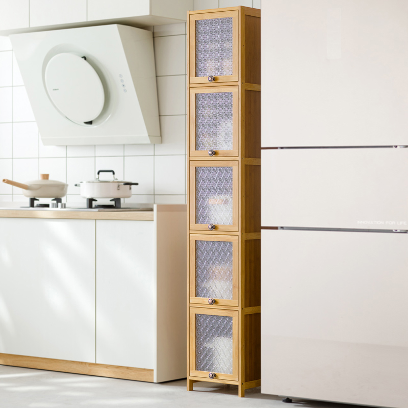 十一维度带门防尘夹缝收纳柜