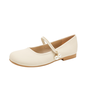 真皮软皮软底2026春秋豆豆单鞋玛丽珍法式瓢鞋古风鞋配旗袍马面裙