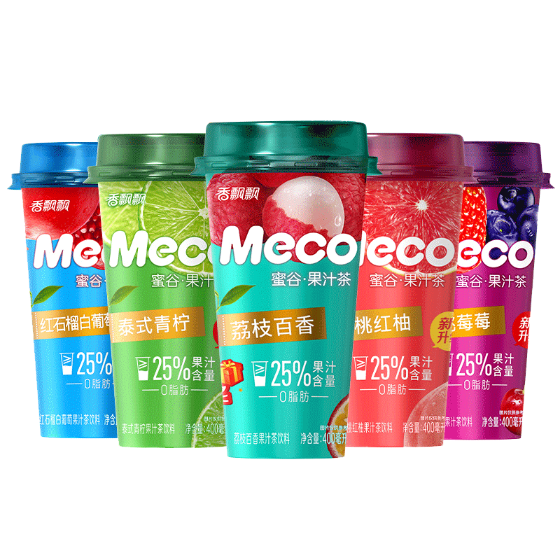 Meco蜜谷果汁茶400ml*15杯装整