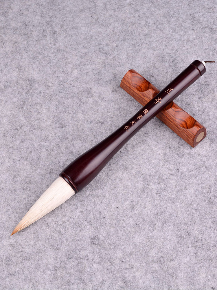 Shan Lian Hu Pen Wolf brush and Milli Yang Milli bucket pen Large medium large regular script law practice writing couplets Spring Couplets List book Pen ink paper inkstone bucket large and medium small adult student entry beginner set