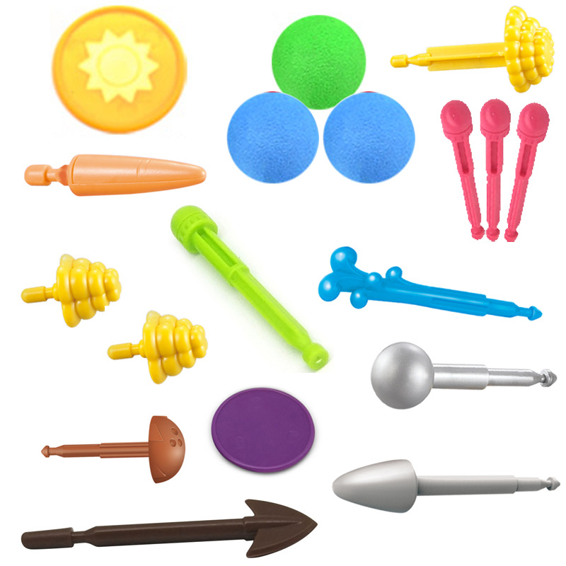 配件植物大战僵尸玩具全套子弹海绵炮弹eva球豌豆玉米食人花圆B'