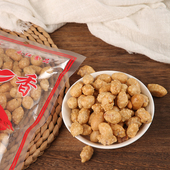 满口香裹衣甜花生米香酥脆皮怀旧儿时零食小吃烘炒熟糖沾休闲食品