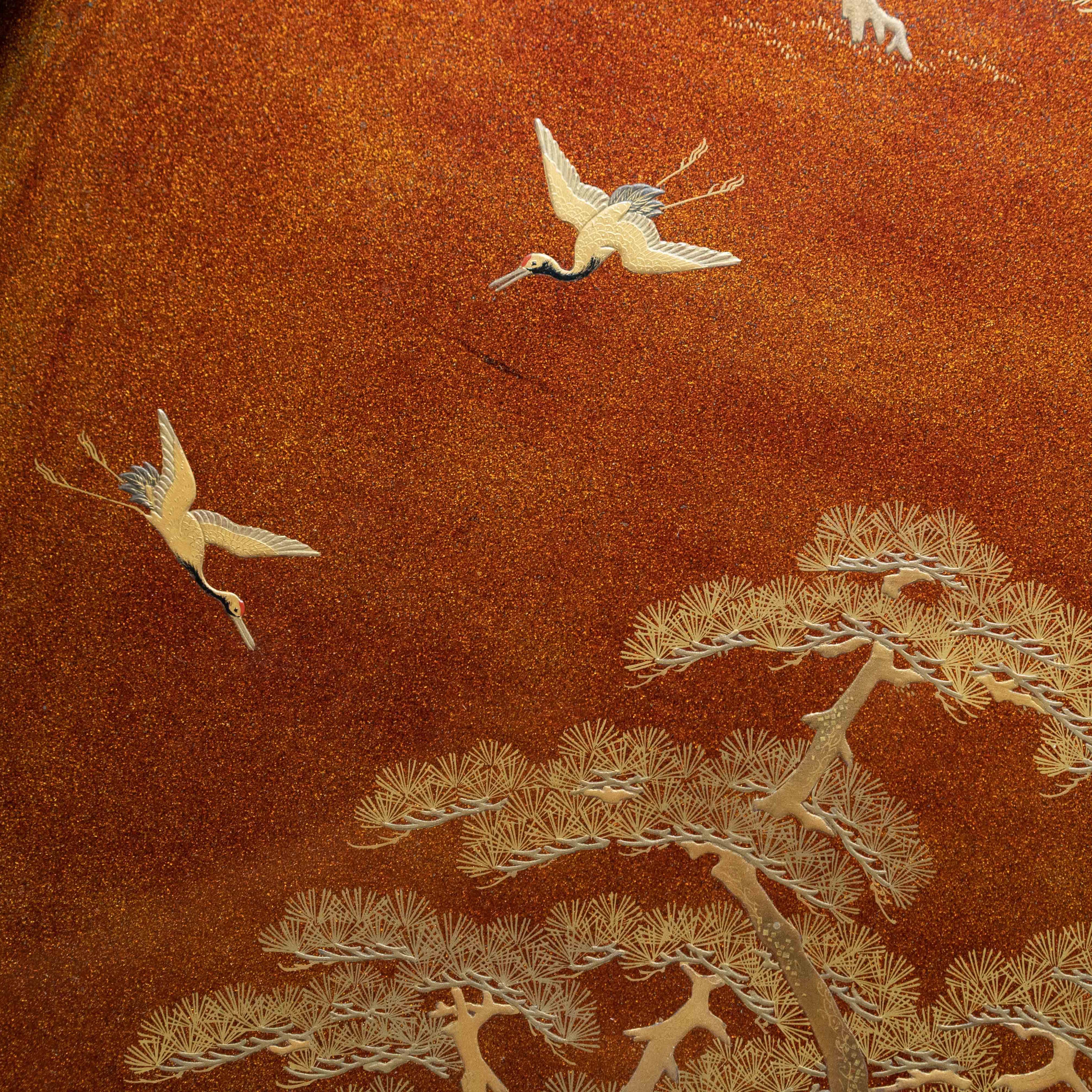 瓷语堂 收藏级·茶具周边 金莳绘漆器手绘漆器茶盘茶托大托盘文房