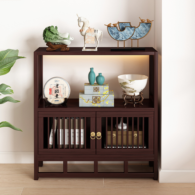 【加固新升级】小型博古架置物架