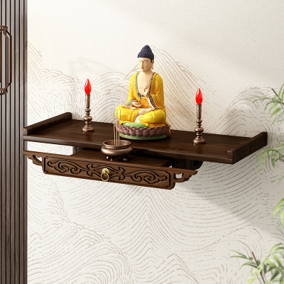 【加厚加固】小型佛龛壁挂式佛台