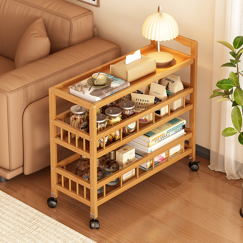 【升级带轮可移动】边几小推车