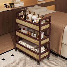 小推车美容院专用可移动非实木理发店工具车多功能便捷收纳置物架