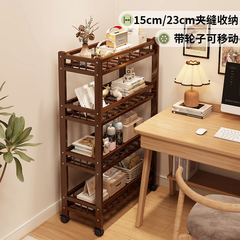 【窄缝专用】夹缝置物架移动推车图片