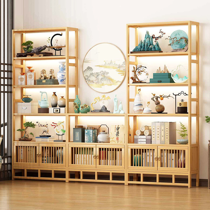 【升级加厚板材】博古架置物架