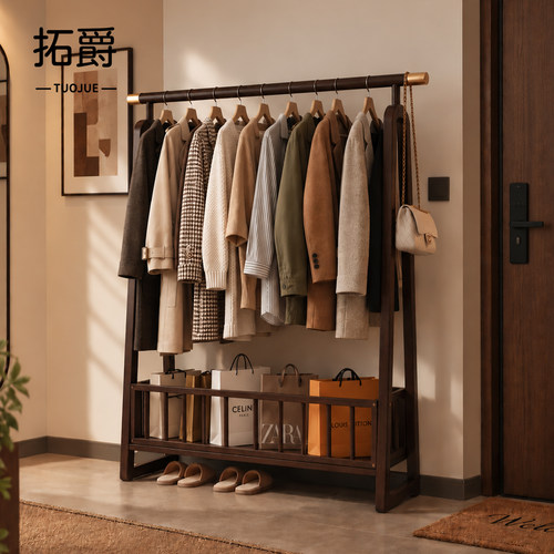 【加厚稳固不晃】玄关挂衣架
