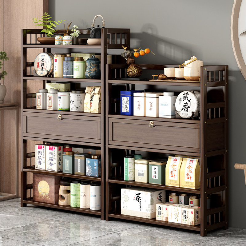 【年货节疯抢】小型博古架茶叶架