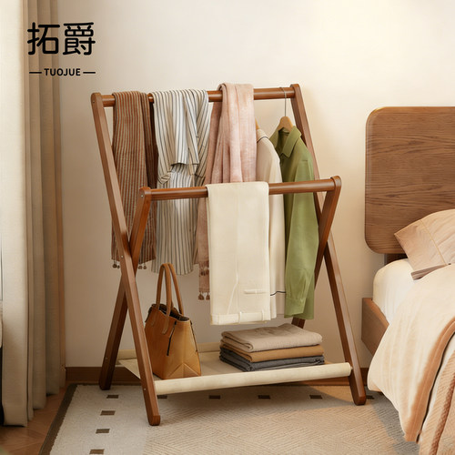 【懒人必备！】小型可折叠挂衣架