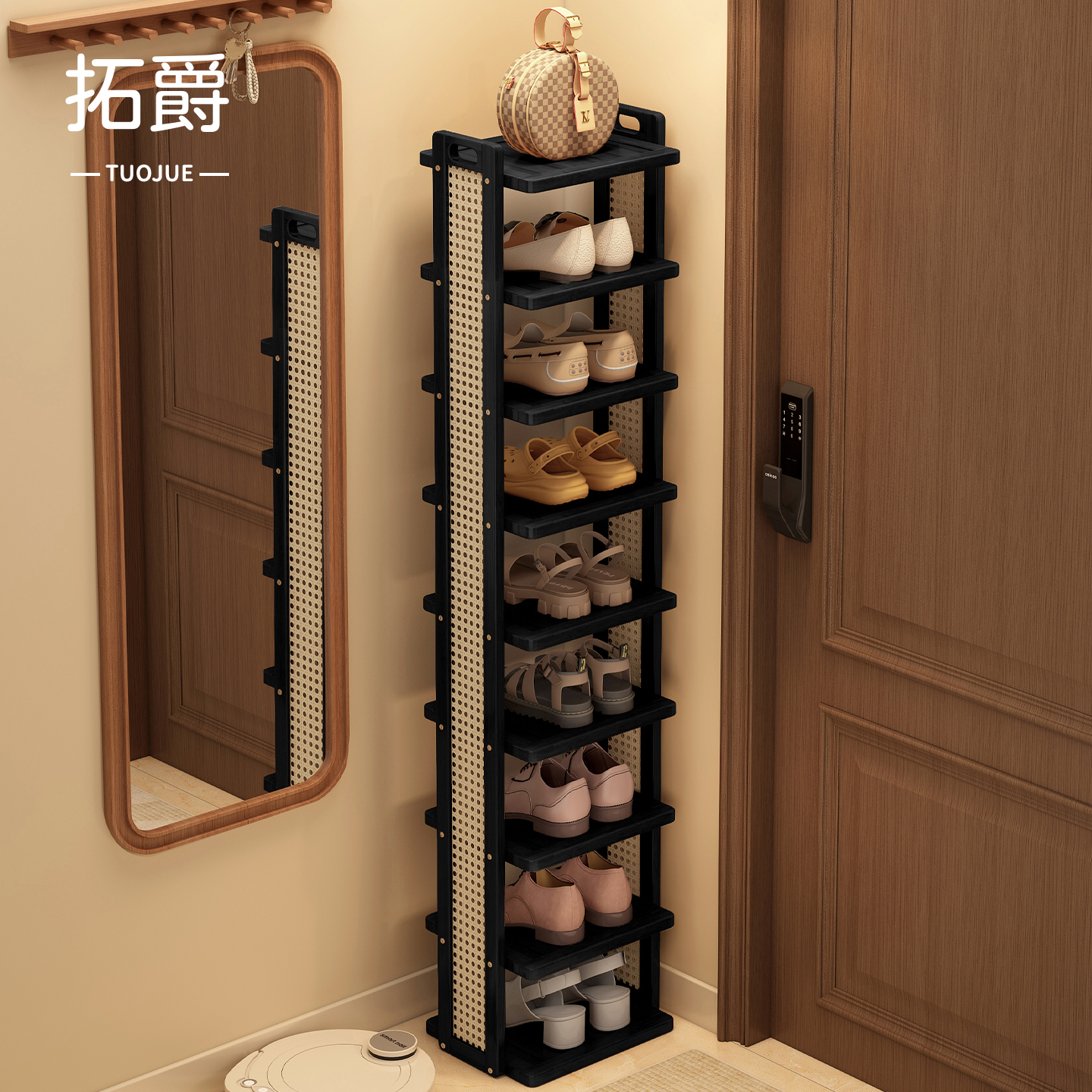 【店长推荐！】窄鞋架收纳架