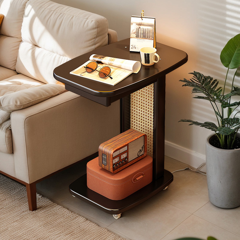 【带轮移动】可移动边几小桌子