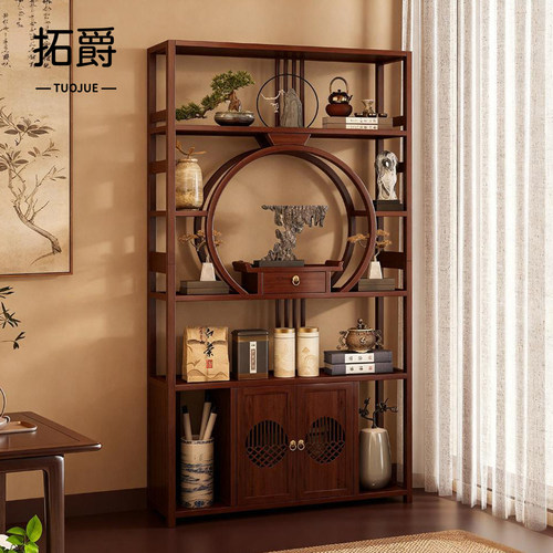 【升级加厚加固】博古架茶叶架
