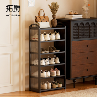 入户门窄小型鞋架家用室内好看多层简易鞋子收纳架ins风结实耐用