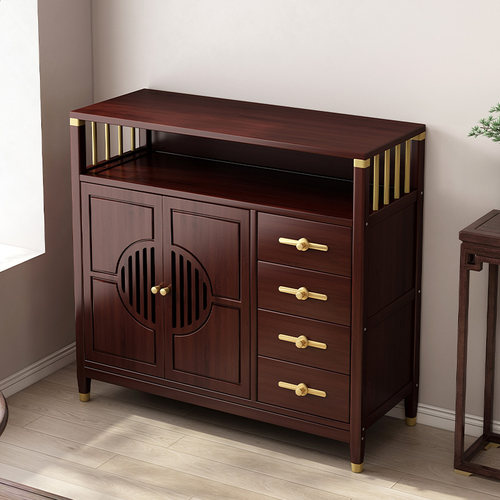 【破损包赔】中式博古架茶水柜