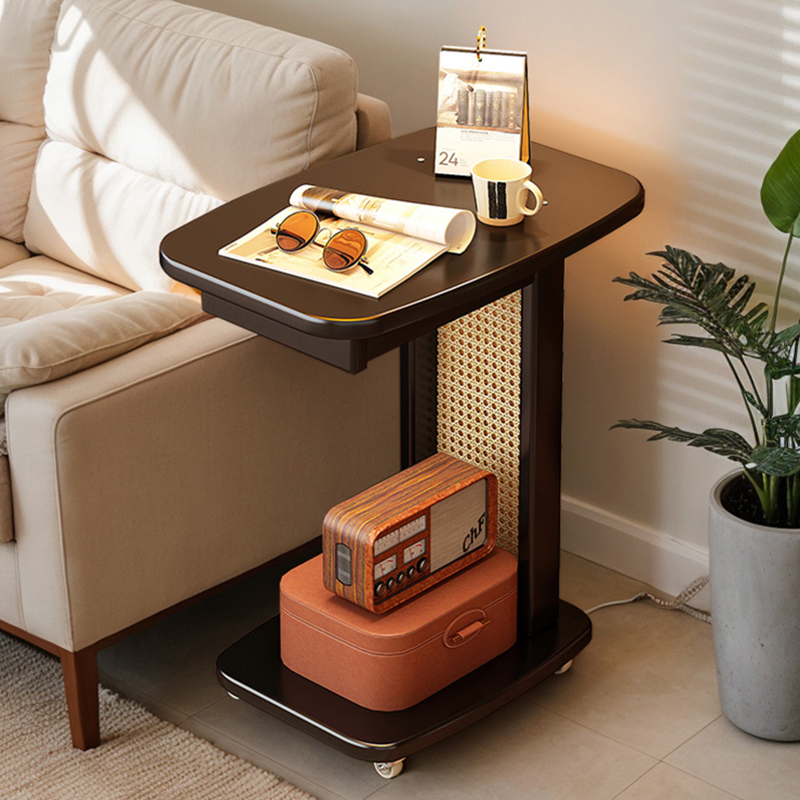 【带轮可移动！】沙发边小桌子