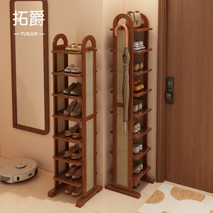 放鞋 入户门窄鞋 子收纳架2025新款 简易鞋 神器 架多层家用不占地方