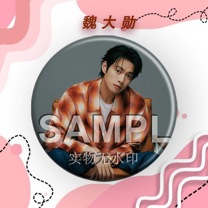 魏大勋新款周边吧唧明星爱豆演唱