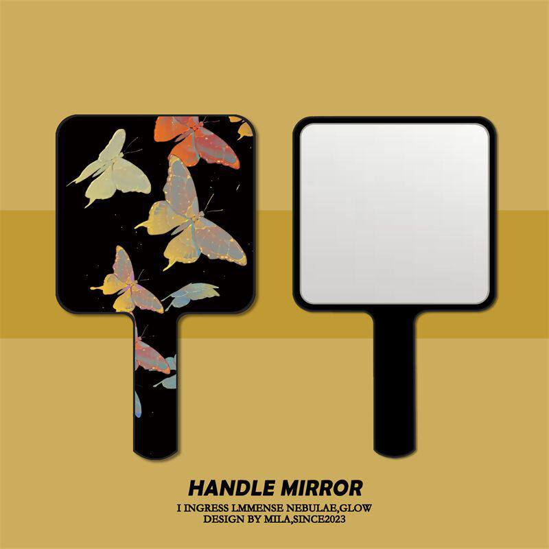 游乐园Hello Kitty手柄镜子便携化妆镜放包包手持镜随身镜宿舍女