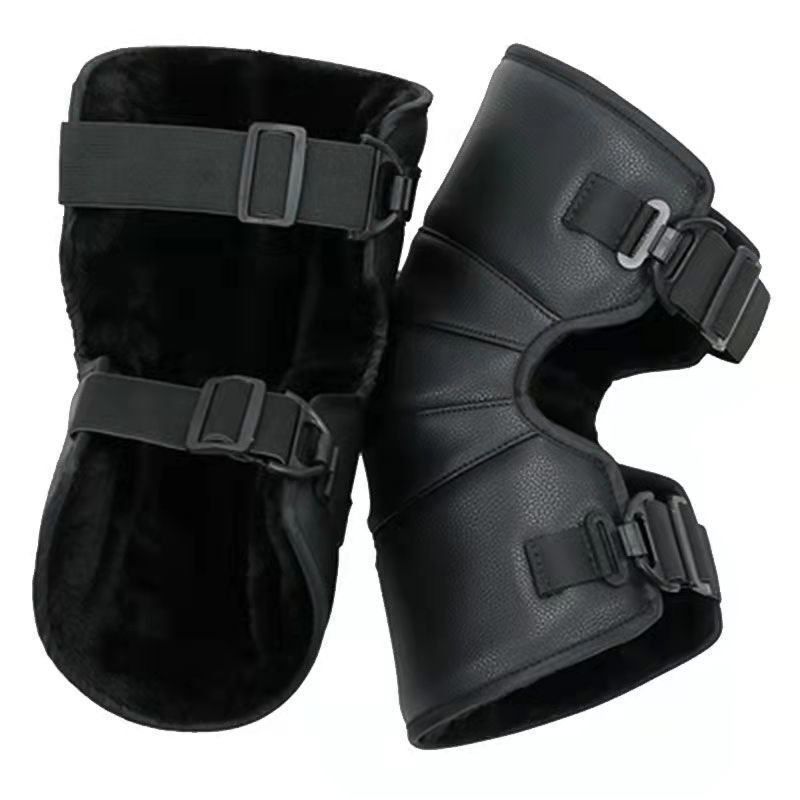 护膝防寒骑车专用加厚电动车护膝冬季保暖防寒加厚男女挡风骑行装