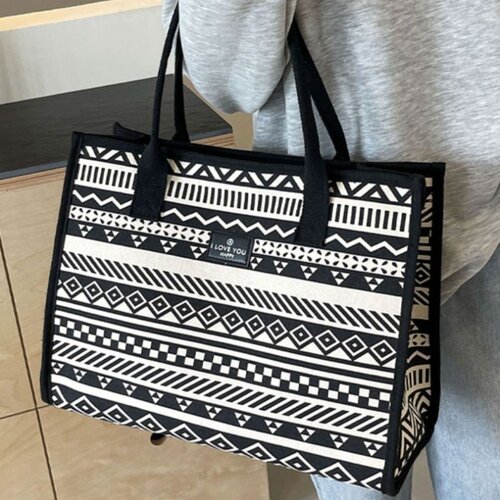 托特大容量2025新款帆布单肩包