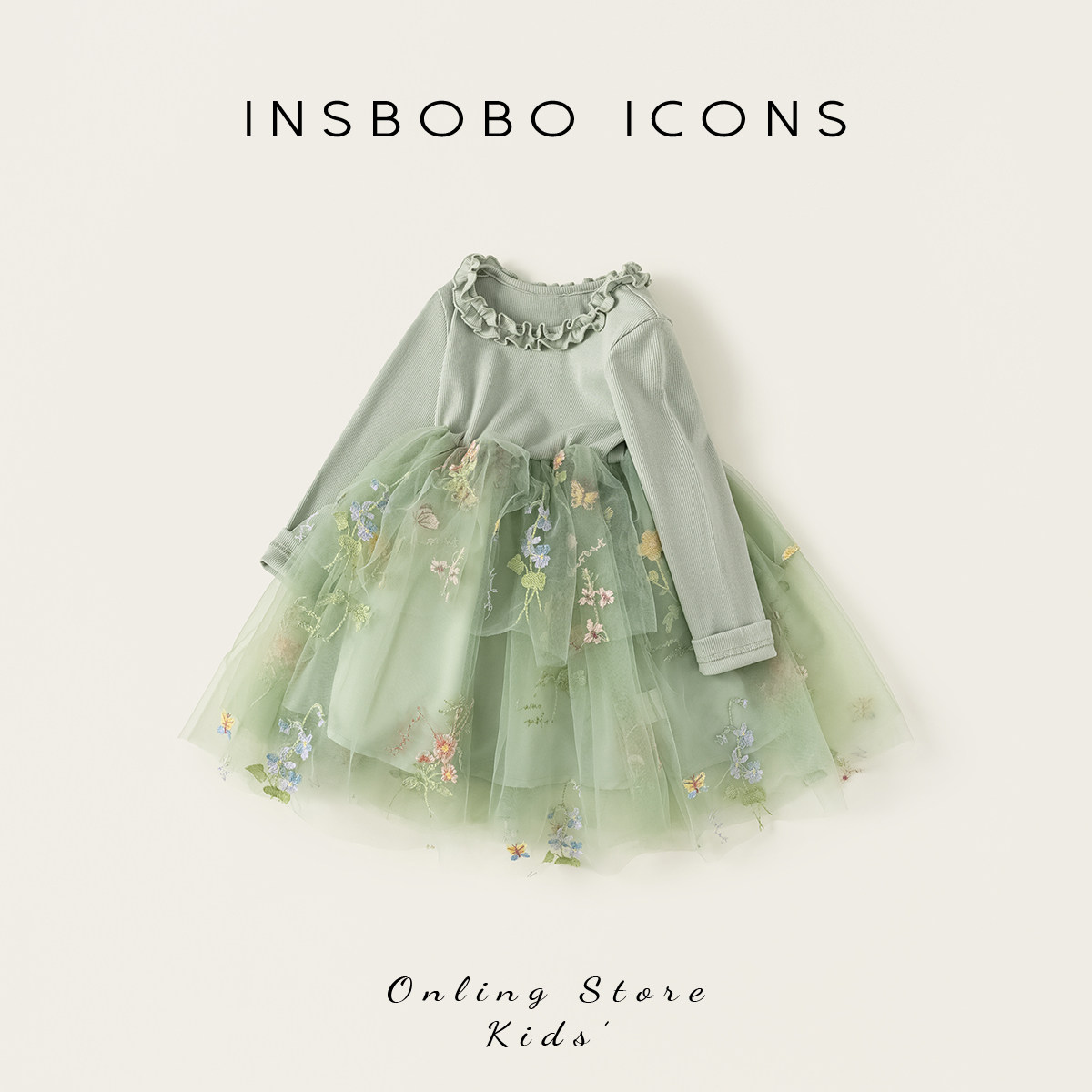 INSbobo女童连衣裙女孩生日衣服图片