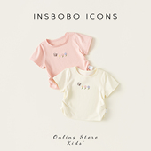 INSbobo女童短袖 儿童衣服 女宝宝t恤儿童上衣宝宝夏装 2026夏季 新款