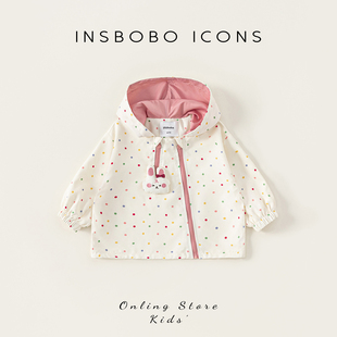 女童外套2026春季新款可爱冲锋衣宝宝好看上衣儿童洋气衣服春装潮