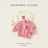 衣服女宝上衣童装 女孩长袖 INSbobo 儿童春装 女童卫衣2026春秋新款