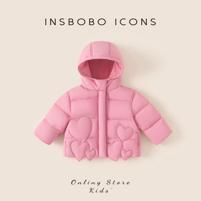 INSbobo女童羽绒服冬季三防外套