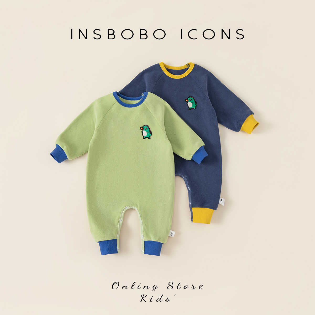 INSbobo休闲舒适秋冬居家连体衣