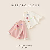 INSbobo女童T恤冬装 宝宝内搭儿童卡通上衣 女宝打底衫 2025秋季 新款