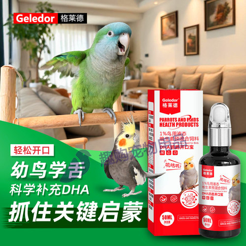 格莱德鹦鹉鸟DHA开口宝幼鸟学舌