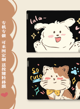 卡通笔记本电脑贴膜惠普光影