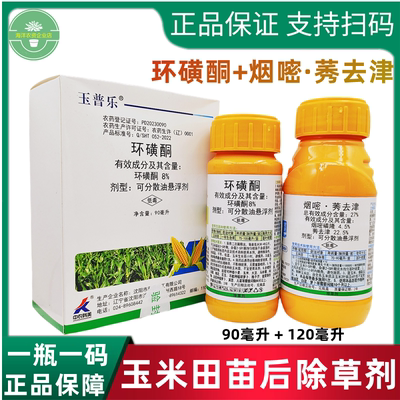 环黄磺酮烟嘧磺隆莠去津组合