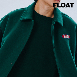 FLOAT 原创潮牌美式刺绣棒球服秋季新款痞帅拼接飞行员夹克外套