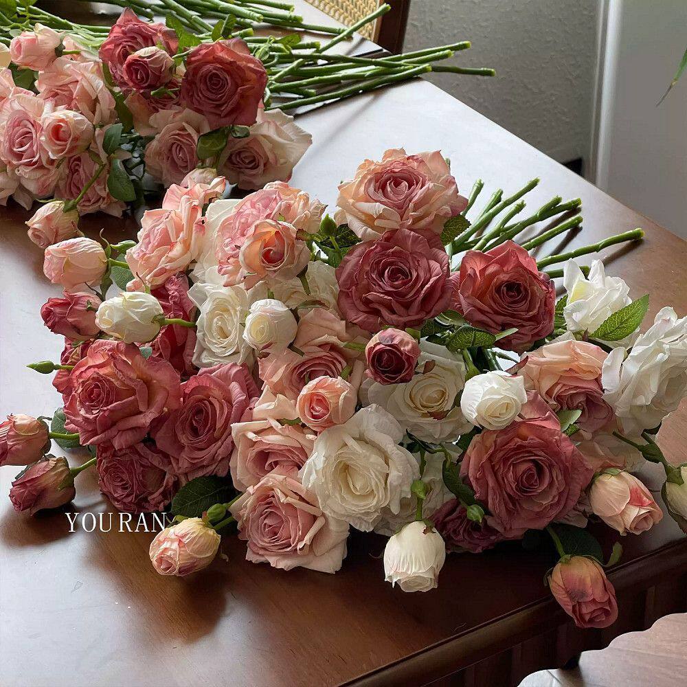 塑料花仿真花高档复古法