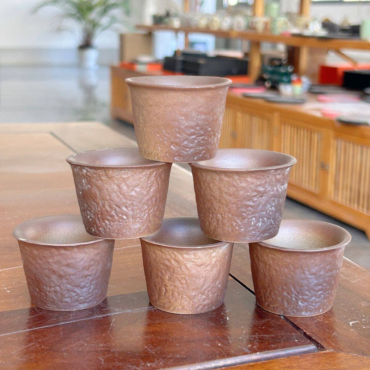精品小茶杯陶瓷功夫6个套
