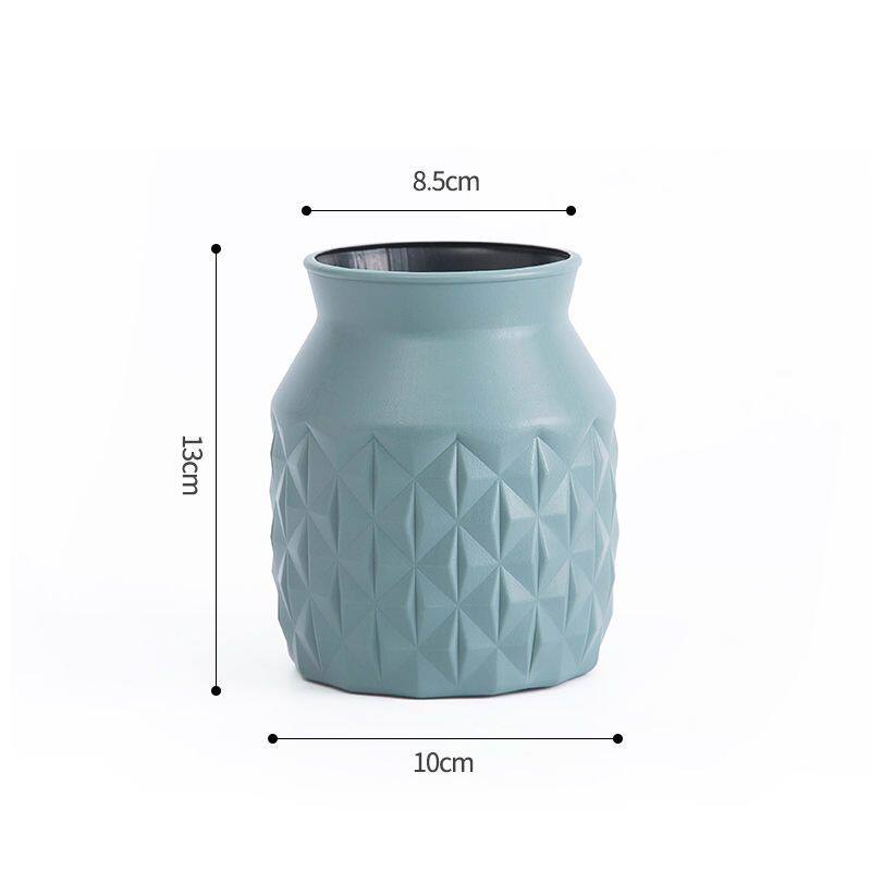插小南瓜的花瓶塑料北欧