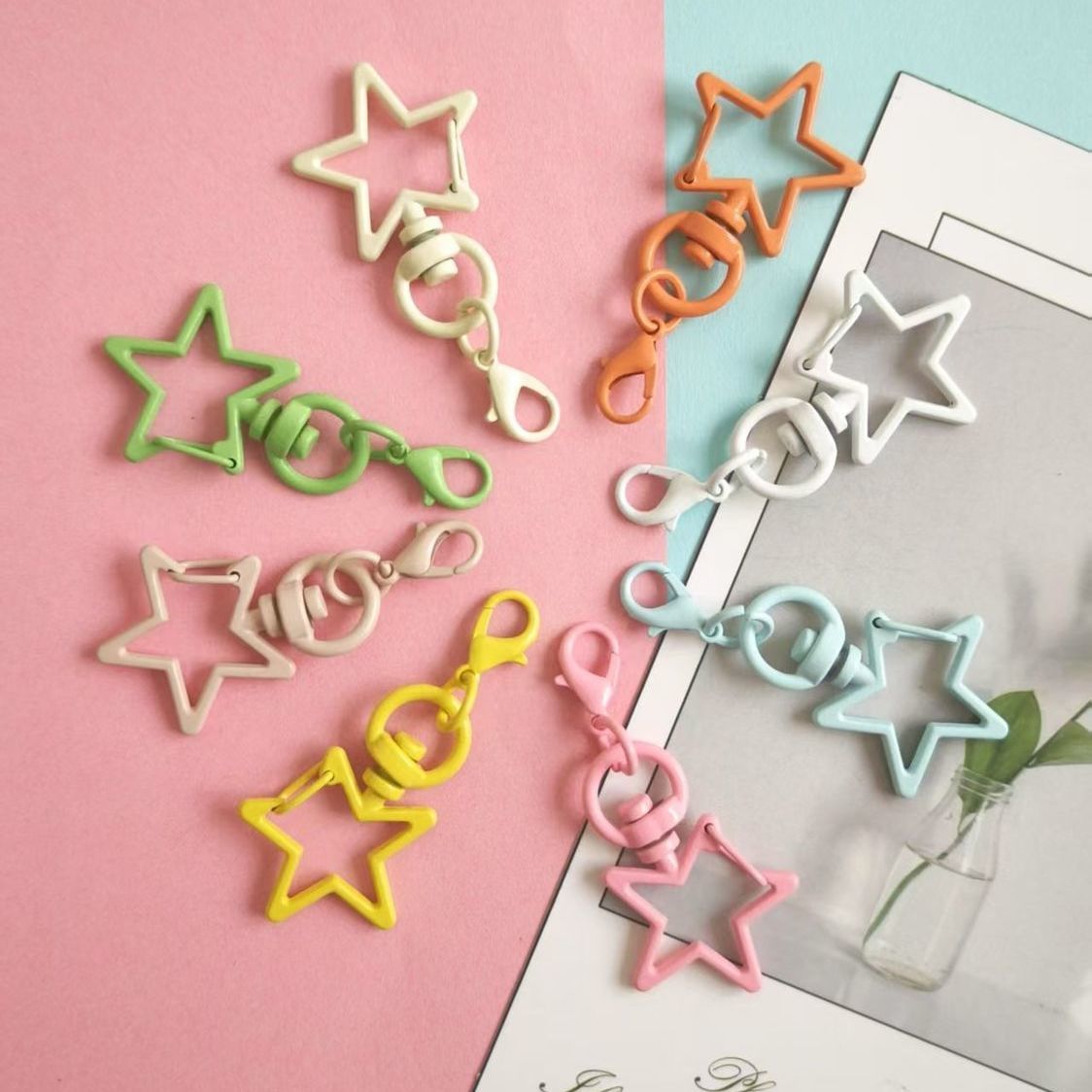 拼豆钥匙扣糖果龙虾扣烤