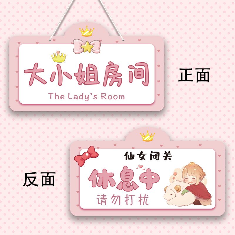 女儿房间装饰品小公主挂