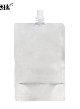安赛瑞铝箔自立吸嘴袋实验室液体试剂袋中药袋密封袋601016