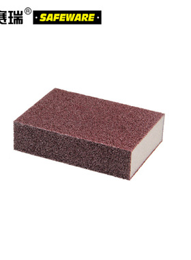 安赛瑞  金刚砂除垢海绵擦（100个装）10×7×2.5cm 10483 BJ