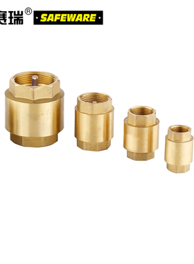 安赛瑞 黄铜立式止回阀 国标立式单向止回阀止逆阀门 22395