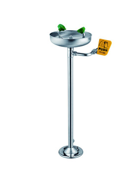 安赛瑞 立式洗眼器 不锈钢紧急洗眼器 验厂标准洗眼器 14747