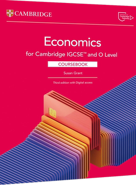 原版进口剑桥国际经济学Cambridge IGCSE O Level Economics Coursebook 学生用书练习册含在线激活码高中英语教材 9781009814577